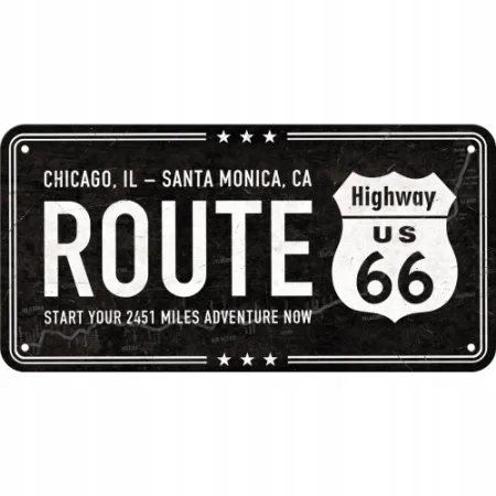Zawieszka Metalowa Highway 66 Blac 28025