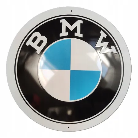 Plakat okrągły 35cm BMW Logo 25101