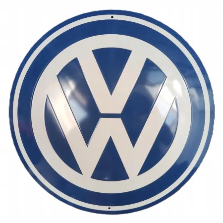 Plakat okrągły 35cm VW Logo 25106