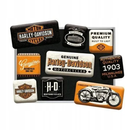 Magnesy (9szt) Harley Davidson 83133