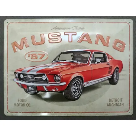 Plakat 40x60 Ford Mustang GT Red 24017