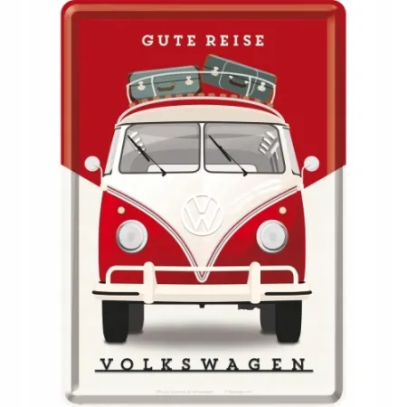 Pocztówka 14x10 cm VW - Gute Reise 10301