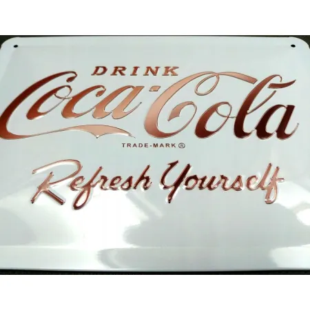 Tablica szyld COCA-COLA karta plakat metal 15x20
