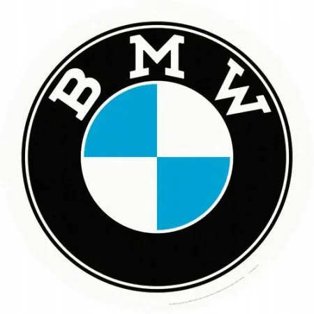 Plakat okrągły 35cm BMW Logo 25101