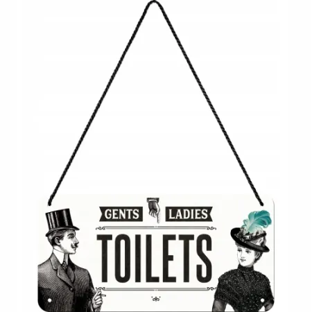 Zawieszka Metalowa Toilet 28014