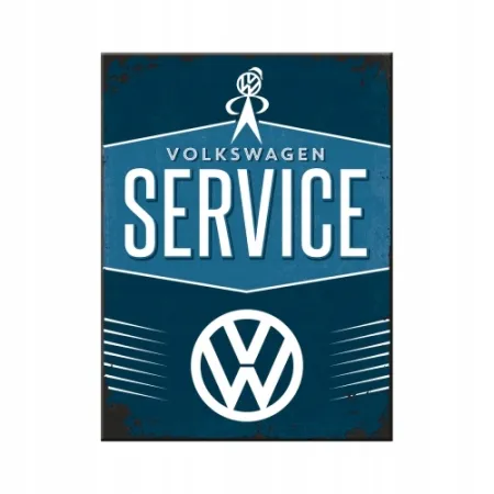Magnes VOLKSWAGEN SERVICE VW gift na lodówkę 6x8