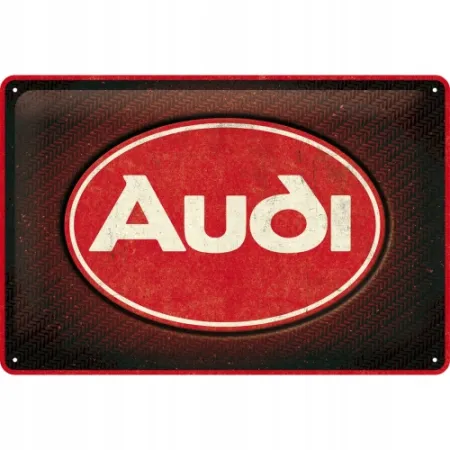 Plakat 20x30 Audi Logo Red Shine 22326