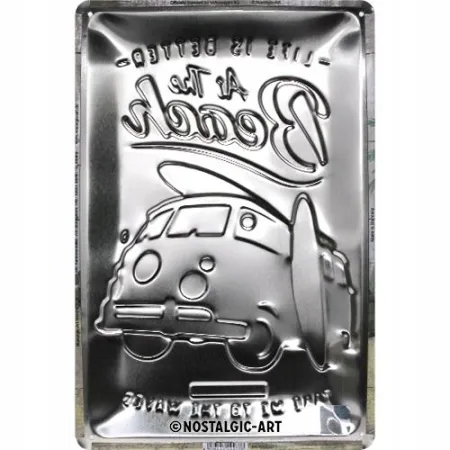 Plakat 30 x40cm VW Bulli-Beach-Spe 63441