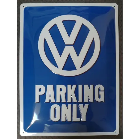 Tablica szyld VOLKSWAGEN PARKING ONLY blacha 30x40