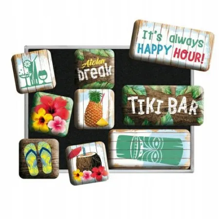 Magnesy (9szt) Tiki Bar 83113