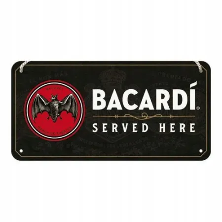 Zawieszka Bacardi Served Here 28042