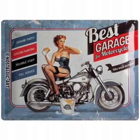 Plakat 30x40cm Best Garage - Blu 23142