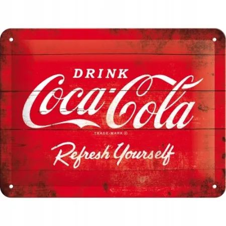 Plakat 15 x 20cm Coca-Cola - Logo 26173