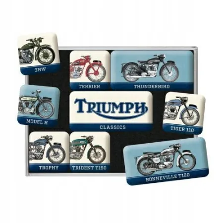 Magnesy (9szt) Triumph Model Chart 83128