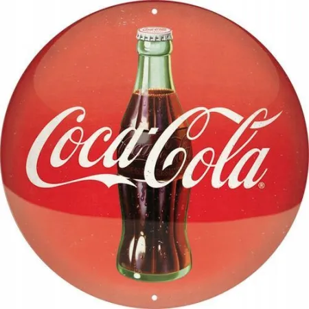 Plakat okrągły 35cm Coca-Cola 25107