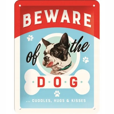 Plakat 15x20cm Beware of the Dog 26209