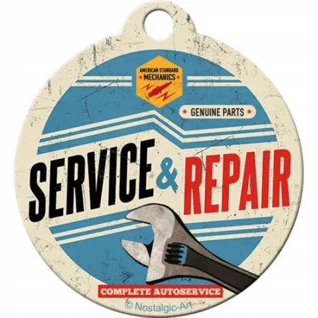 Brelok SERVICE & REPAIR do kluczy gift metal