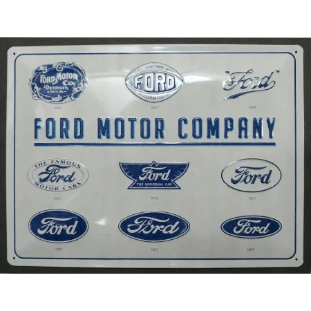 Plakat 30x40 Ford-Logo Evolution 23299