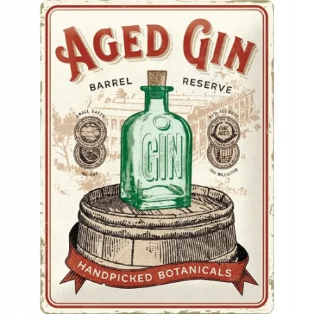 Plakat 30x40cm Aged Gin Barrel 23288