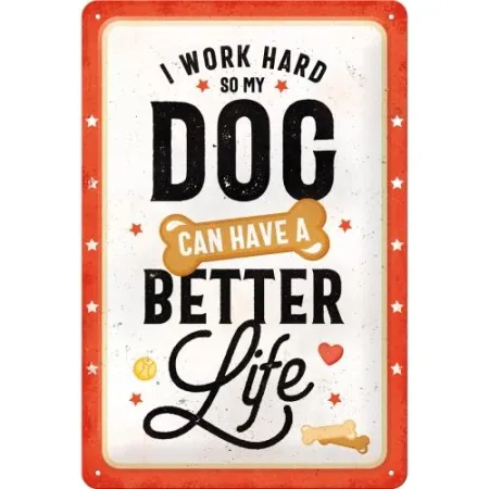 Plakat 20x30 PfotenSchild Better D 22292