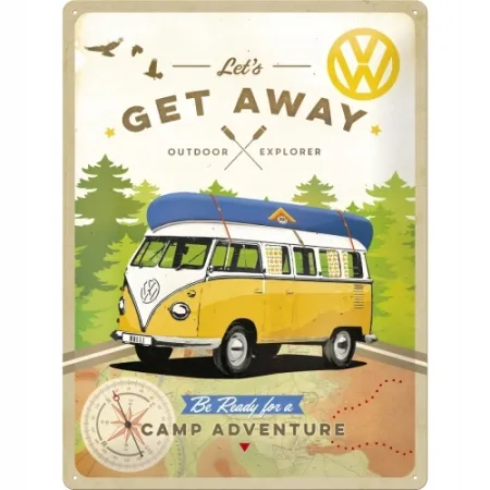 Plakat 30x40cm VW Bulli - Let Ge 23208