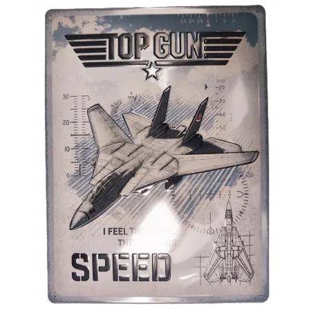 Plakat metalowy 30x40 cm Top Gun Speed 23353