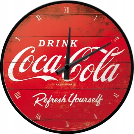 Zegar Ścienny Coca-Cola - Logo Red 51074