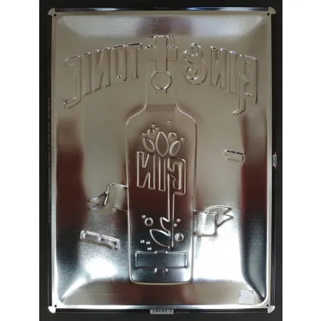 Tablica szyld GIN & TONIC drink bar 30x40 stal