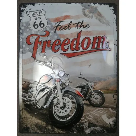 Tablica szyld ROUTE 66 USA prezent blacha 30x40