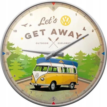 Zegar ścienny VW Bulli-Lets Get A 51092
