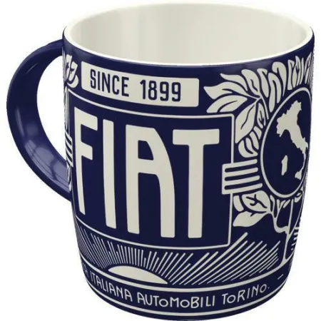 Kubek Fiat Since 1899 Logo Blue 43069