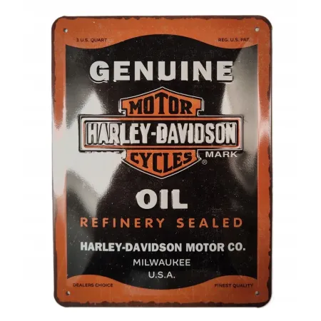 Plakat metalowy 15x20 cm Harley-Davidson Oil 26300