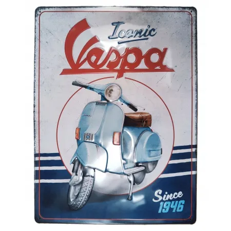 Plakat metalowy 30x40 cm Vespa Iconic Since 1946 23354