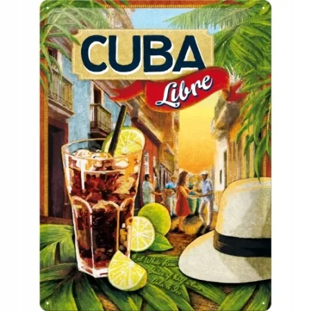 Plakat 30x40cm Cuba Libre Cuba 23182