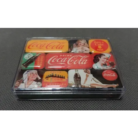 Magnesy (9szt) Coca-Cola - Yellow 83072