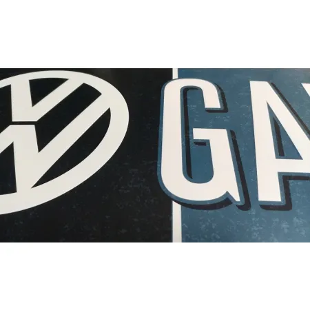 Tablica szyld VOLKSWAGEN GARAGE VW blaszany 40x60