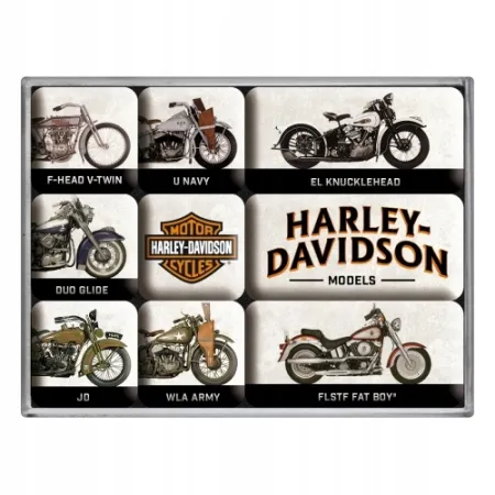 Magnesy (9szt) Harley-Davidson - M 83102