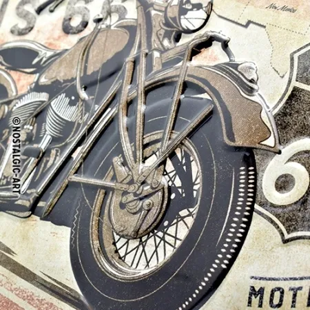 Plakat 20x30 Route 66 Bike Map 22279