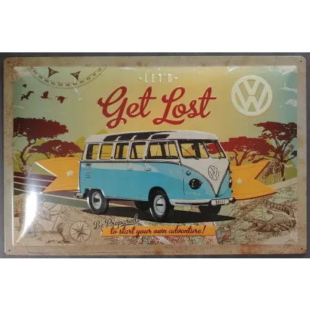 Plakat 40 x 60cm VW Bulli - Let Ge 24004