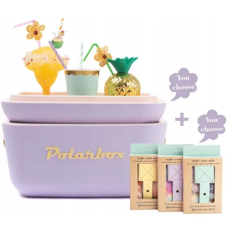 Pasek Polarbox POP Malva Geometric 9280