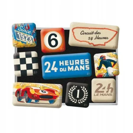 Magnesy (9szt) 24h Le Mans Racing 83135