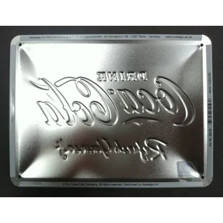 Tablica szyld COCA-COLA karta plakat metal 15x20