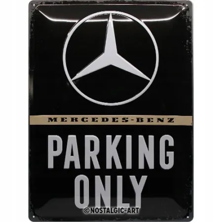 Plakat 30x40 Mercedes Parking Only 23262