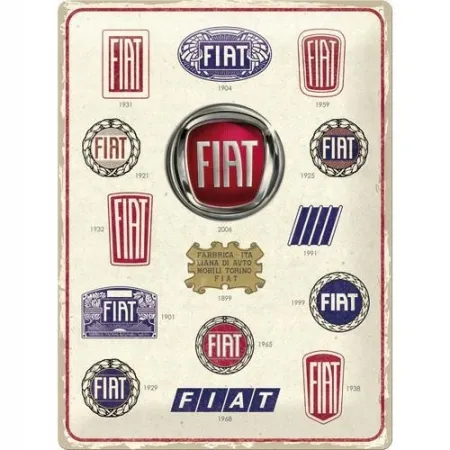 Plakat 30x40 Fiat Logo Evolution 23297