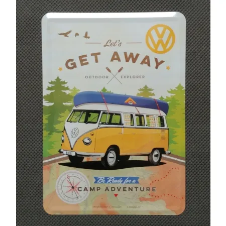 Pocztówka 14x10 cm VW Bulli - Let 10293