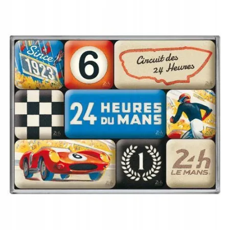Magnesy (9szt) 24h Le Mans Racing 83135