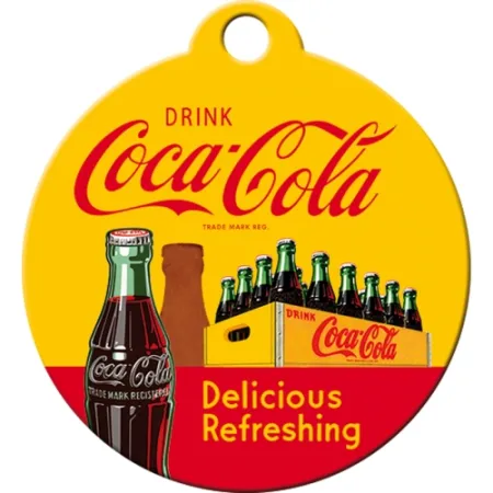 Brelok COCA-COLA do kluczy metalowy prezent