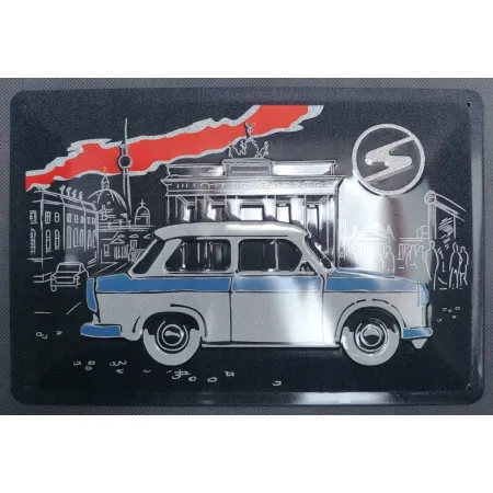 Plakat 20x30 Trabant Berlin Black 22330