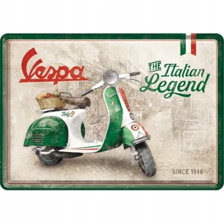 Pocztówka 14x10 cm Vespa Italian 10327