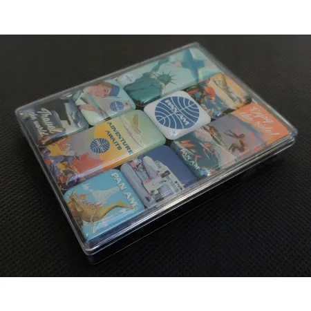 Magnesy (9szt) Pan Am Travel World 83127